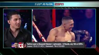 Teofimo Lopez Takes Over CommeyBeltran [upl. by Alicia129]