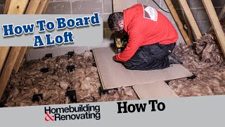 How to Board a Loft  ADVICE  Homebuilding [upl. by Oballa]