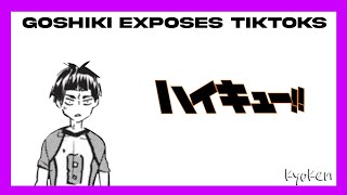 Goshiki Exposes Tiktoks  Haikyuu Texts  1 [upl. by Maltz]