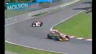 Michael Schumacher overtakes a very angry Ayrton Senna [upl. by Maiah]