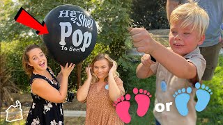 NEW BABY GENDER REVEAL REACTION [upl. by Holmann723]