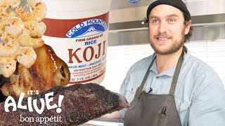 Brad Uses Moldy Rice Koji to Make Food Delicious  Its Alive  Bon Appétit [upl. by Viglione]