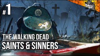 The Walking Dead Saints amp Sinners  Part 1  Our Zombie Adventure Begins  Key Giveaway [upl. by Alleuqram735]