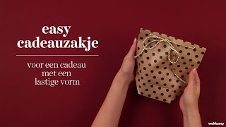 Wehkamp  How to easy cadeauzakje [upl. by Oicangi]