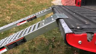 Harbor Freight loading ramps part 2 [upl. by Aidnis205]