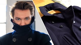 Why The Best Peacoat Is From WWII and how to get one  Slim fitWool Coat [upl. by Ern694]