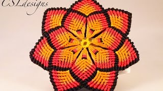 Macrame mandala flower [upl. by Toms]