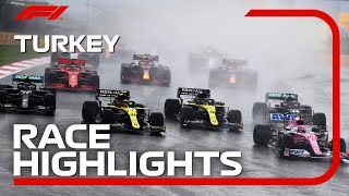 2020 Turkish Grand Prix Race Highlights [upl. by Sabsay]