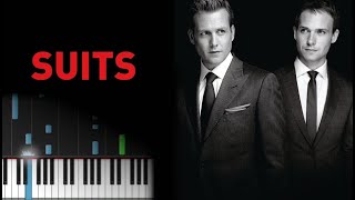 Suits Theme Song  Piano Tutorial  Greenback Boogie [upl. by Rayna]