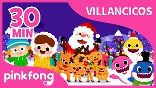 Los Mejores Villancicos Navideños  Recopilación  Villancicos de Navidad  Pinkfong [upl. by Yevre20]