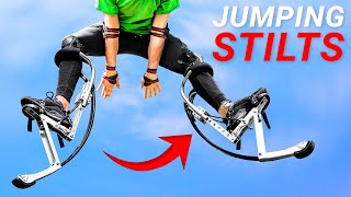 How Difficult Are Jumping Stilts [upl. by Kerk663]