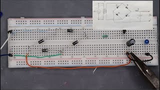 Fullwave bridge rectifier circuit Power Supply [upl. by Adnohser]