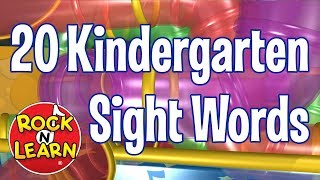 20 Sight Words for Kindergarten [upl. by Niall995]