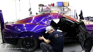 Professional Level How To Vinyl Wrap A Rear Quarter Panel  Camaro [upl. by Ayatal]