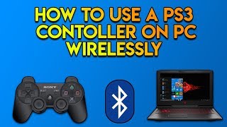 How To Use A PS3 Controller On A PC Wirelessly [upl. by Toombs]