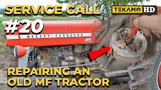 Massey Ferguson Tractor Repair  Part 3  Service Call Series [upl. by Casilde919]