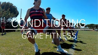 RUGBY GAME CONDITIONING DRILL  REPLICATE MATCH FITNESS [upl. by Shaylyn160]