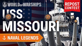 Naval Legends Missouri  World of Warships [upl. by Amelus]