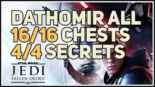 All Chests and Secrets Dathomir Star Wars Jedi Fallen Order [upl. by Isbel]