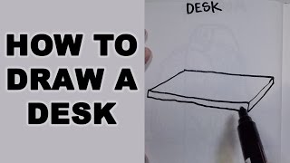 How to Draw a Desk [upl. by Anselme]