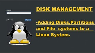 Disk Partitioning in Linux  Adding Disks Partitions amp File systems  RHEL7CentOS7 [upl. by Aisauqal]