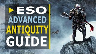 ESO Advanced Antiquities Guide  BEST way to ExcavateScry amp Level [upl. by Corrinne741]