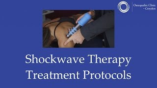 Introduction to Shockwave Therapy part 2  Treatment Protocols [upl. by Nnahgaem]