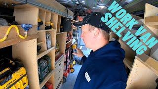 Work Van Shelving Layout  How to Design amp Build Efficient Van Storage Shelving [upl. by Romina879]