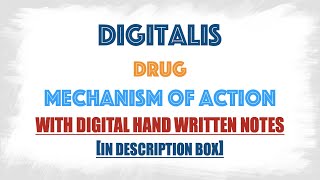 Cardiac glycosidesDigitalisDigoxin Mechanism of action [upl. by Dido]