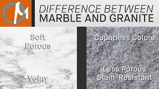 How To Tell Granite From Marble l Marblecom [upl. by Wendolyn758]