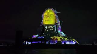 Adiyogi Lights Laser Show  Isha Foundation  Coimbatore [upl. by Yreme]