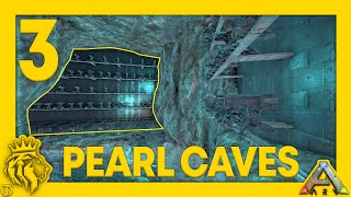 TOP 3 Pearl Caves W Full Base Designs  For All Tribes  ARK Survival Evolved [upl. by Deering]