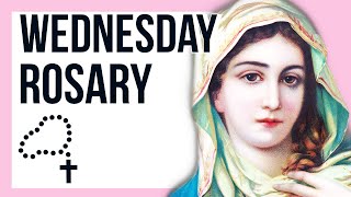 WEDNESDAY  GLORIOUS  Follow Along Rosary 15 Minute  SPOKEN ONLY [upl. by Ikcin]