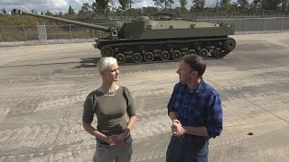 Touring the last T28  T95 heavy tank before the big move at NACC Ft Benning [upl. by Erdnad]