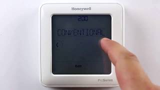 Honeywell Home T6 Pro ZWave – Setup [upl. by Mlehliw99]