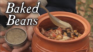 Baked Beans  18th Century Cooking [upl. by Otrebliw]