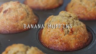 BEST Banana Muffins Recipe [upl. by Eiramllij]