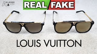 Real vs Fake Louis Vuitton Mascot Sunglasses [upl. by Gilpin]