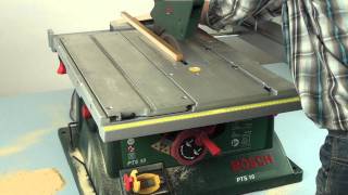 Bosch PTS 10 Table saw  w444w ENG [upl. by Nomelc]