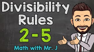 Divisibility Rules 2 3 4 amp 5 [upl. by Lionel730]