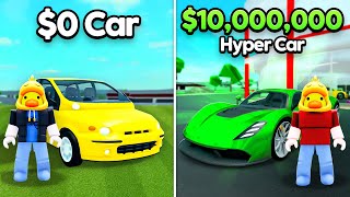 Broke to RICH in Car Dealership Tycoon Roblox [upl. by Suivatnom]