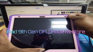 How To Put Your iPad 9th Generation Into DFU Mode iTunes Restore  Software Update [upl. by Maxey715]