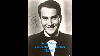 Artie Shaw  Concerto For Clarinet Stereo 1940 [upl. by Aikemet]