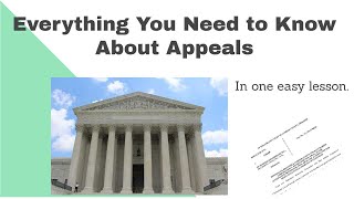 Everything You Need To Know About Appeals [upl. by Hey]