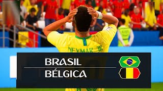 Brasil x Bélgica  FIFA 22 [upl. by Cleopatra]