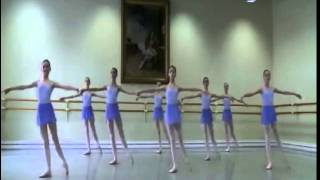 Floor Exercises Russian Ballet Class [upl. by Poland757]