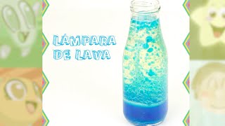 ¿Cómo hacer una lámpara de lava Experimentos caseros LA MEJOR [upl. by Enad208]