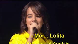 Lolita Alizée  French English Lyrics amp Paroles [upl. by Attenweiler91]