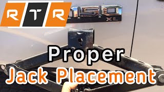 Where To Properly Place Your Jack 20152020 Ford F150 [upl. by Anrim247]