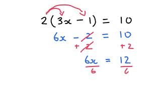 Solving Equations with Brackets [upl. by Imac]